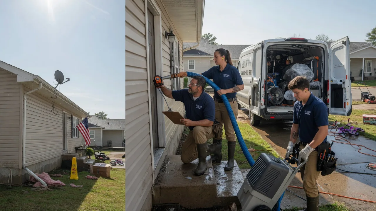 Ceiling Water Damage Restoration in Mcqueeney, TX near me